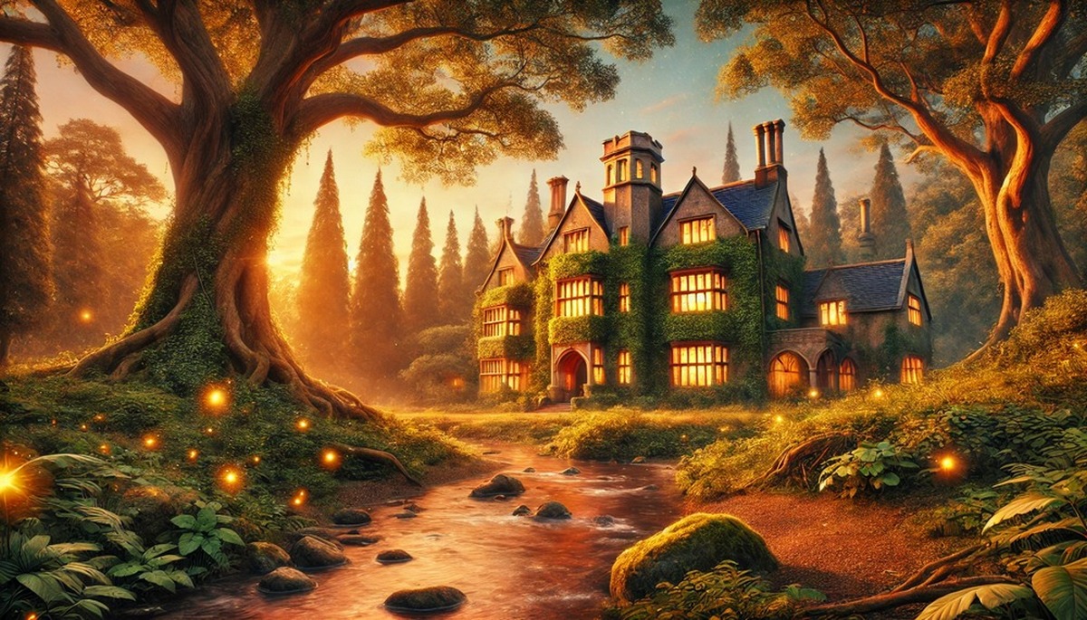 Maison en forêt en lien avec la géobiologie de l’habitat